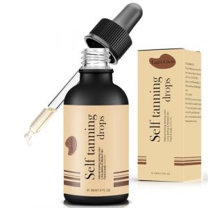 30ml Gouttes Autobronzantes, Concentré Autobronzant Visage et Corps,Sérum de Bronzage Subliment Votre Teint Naturel,Améliorer Votre Teint, Pour La plupart Types de Peaux(Jaune) (Sutitako, neuf)