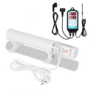 Sonnewelt Chauffage de serre 60W avec thermostat ，serre Chauffage électrique pour serres avec fonction minuterie, horaire et cycle,Idéal pour les armoires et les serres (BUINAREA, neuf)