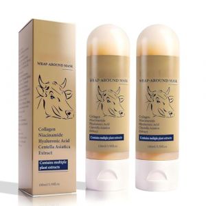 Masque facial pelable au suif de b&oelig;uf, baume au suif biologique et au collag&egrave;ne pour le visage, masque hydratant fouett&eacute;, non gras, rafra&icirc;chissant, hydratant,2PCS (zzjtdzswyxgs, neuf)