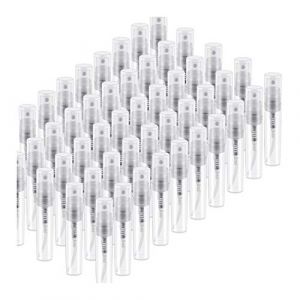 Huudngeje 50 Pi&egrave;Ces S&eacute;Ries Atomiseur de Parfum Jetable, Flacon Pulv&eacute;Risateur en Plastique Transparent Flacon Pulv&eacute;Risateur de Parfum Portable - 3Ml (Patrick MacDonald, neuf)