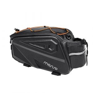 MOSISO Sac à Vélo Hydrofuge Arrière, 14L EVA pour VTT/Montagne, Sacoche Vélo Porte Bagage Arriere Sellette Main avec Bandoulière, Sac de Transport Vél,Orange (Mosiso FR, neuf)