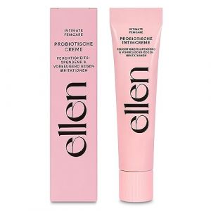 ellen® Crème intime probiotique pour femme - Soin intime pour femme et crème hydratante pour la sécheresse vaginale - Pommade douce contre les démangeaisons dans la zone intime (Ellen AB, neuf)