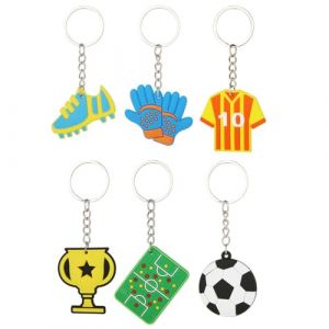 KOQAIIZ Porte-Cl&eacute;s De Football Enfants, 6 Pi&egrave;ces Porte-Cl&eacute;s Porte-Cl&eacute;s Pour Enfants Sport Suspendu Porte-Cl&eacute;s Porte-Cl&eacute;s Pour Sac &Agrave; Main Garniture De Voiture (qinhuangdaozoubingyingshangmaoyouxiangongsi, neuf)