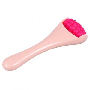 Housoutil Appareil de Soin des Yeux et Visage 1 Pi&egrave;ce Rouleau de Massage en PP Rose pour P&eacute;n&eacute;tration de S&eacute;rums et Massage du Cou et Contour des Yeux (Entertainment First, neuf)