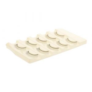 VICASKY 5 Paires pratiquer des bandes de cils maquillage pour les yeux cils de formation pour extensions de cils bandes de cils pour faire propres cils fibre chimique Noir (Belicious Helper, neuf)