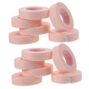Beavorty 2 Ensembles Ruban Rose Cils Ruban De Tissu Pour Les Cils Bande D'extension De Cils Sous Les Yeux Roller Rouleuse Bandes D'extension De Cils Ligne De Bande De Cils 6 Rouleaux * 2 (T Innovation·HX, neuf)