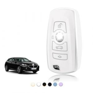 TOOMUME Coque Cl&eacute; TPU, Etui Cl&eacute; &Eacute;tui Cl&eacute; Adapt&eacute; pour BMW 1/2/3/4/5/6/7 S&eacute;rie X1 X3 X4 M3 M4 M5 F10 F20 F25 F30 F80 520 525 116i 118i 320i, Couvre Clef Cache Cle Voiture Tel&eacute;commande - Smart Key (TOOMUME, neuf)
