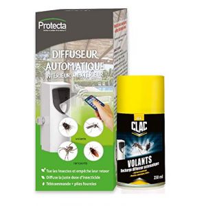 MOUCH'CLAC (Diffuseur+Recharge, Jaune (Ozone Hygiene, neuf)