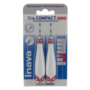 Inava Brossettes 1.5mm Trio Compact 444 Espaces Larges 3 recharges (Le Comptoir Sant&eacute;, neuf)