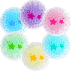 Hilph Poche de Glace Enfant, Poche de Glace Froid en Gel Chaudes et Froides Coloré, Réutilisable Poche de Froid Enfants Soulagement de la Douleur pour Enfant, 6 Paquets (Hilph Store, neuf)