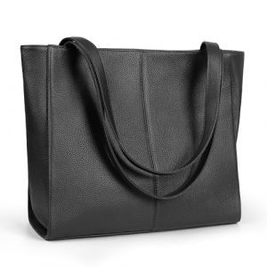 befen V&eacute;ritable Sac Cabas en Cuir Femmes Sacoche, Sacs &agrave; Main en Cuir Femmes avec Compartiment pour Ordinateur Portable de 14 Pouces (SRSK store, neuf)