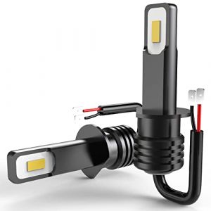 KATUR 2400 lumens extr&ecirc;mement Lumineux derni&egrave;res Ampoules de Brouillard 3570 Chipets H1 LED Uniquement pour la lumi&egrave;re diurne DRL ou Feux de Brouillard, Blanc x&eacute;non (Blanc H1) (KAtur, neuf)