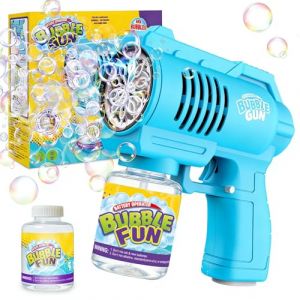Panamalar Pistolet &agrave; Bulles pour Enfants, Machine &agrave; Bulles Automatique 10000+ Bulles/Min, Souffleur de Bulles Silencieux avec Lumi&egrave;res pour en Plein air F&ecirc;tes Mariage- Bleu (Panamalar EU Store, neuf)
