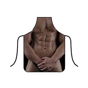 Jieddey Tablier de Cuisine Humoristique,Sexy Tablier de Nouveauté DrôleTabliers de Cuisine Mari et Femme Tabliers pour Homme Couple Barbecue Fête 28 * 21 pouces (Jieddey, neuf)
