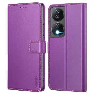 Ganbary Coque pour Honor X7b / Honor 90 Smart (Pas pour Honor 90 5G), [Housse en Cuir PU Premium] [Etui &agrave; Rabat] [Pochette de Portefeuille], &Eacute;tui de Protection - Violet (Ganbary, neuf)