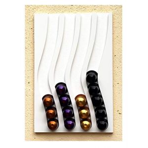 Cafedeco distributeur porte capsules compatible nespresso 4B capacit&eacute; 40 capsules, dosettes 33x21x1cm (Cafedeco, neuf)