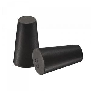 sourcing map Caoutchouc Conique Bouchon 10mm à 15mm Solide Noir pour Bouchons, Liège, Bouchon d'égout, Bouchon tuyau d'eau, Bouchons pour instruments expérimentaux 15 Pièces (Weisser Berg, neuf)