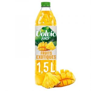 VOLVIC JUICY - Eau Fruitée Juicy Fruits Exotiques 1.5L - Lot De 4 (Ma Biotique, neuf)