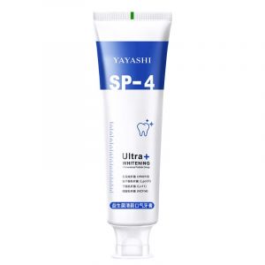 Dentifrice Yayashi SP-4, dentifrice éclaircissant et détachant All Smiles, dentifrice blanchissant pour les dents, haleine fraîche naturelle (Bleu) (Hikaka, neuf)