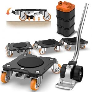 ONEON Déplace Meubles Plus Stationnement Édition, Besoins de déplacement périodique, mécanisme de Verrouillage, Chariots stationnés pour Une stabilité à Long Terme des Objets Lourds (Mover Pro Shop, neuf)