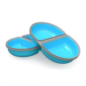SureFeed Sure Petcare Split Gamelle pour animaux de compagnie avec joint intégré, compatible avec distributeur de nourriture à micropuces Sure Petcare avec couvercle scellé, fonctionne pour l'eau (Sure Petcare, neuf)