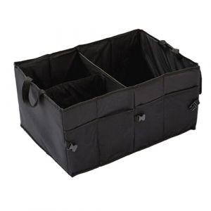 Organisateur de Voiture, Pliable Organisateur de Siège Auto, Organisateur Voiture, Multi Compartiments Organisateur de Voiture, Accesoire pour siège ou Coffre, pour Jouets, Collations, Livres, Noir (RONGhouse, neuf)