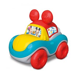 Clementoni - 17722 - Disney Baby - PlayForFuture - Mickey - Voiture Puzzle pour Bébés à partir de 12 Mois et Plus - Véhicule Facile à Assembler - (PolskaKsiegarnia-FR, neuf)