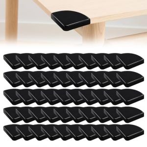 50 Pièces 3cm Protection Angle Protecteur de Coin Triangulaire Coin Protection Coin de Table Transparent Coin de Table en Mousse Coin de Meuble Protection Bebe pour Les Coins de Table et de Meubles (Gold Rush on the Waves, neuf)