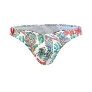 Maiclaice Homme élasthanne Tanga Stretch Taille Basse Mini Stretch Élastique Bikini Shorty Classic Slip sous-vêtement Blanc Grand (Maiclaice, neuf)