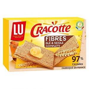 Lu Cracotte Matin Fibres - Biscottes Complètes 250g - Source de Fibres Céréales - Idéal pour le Petit Déjeuner - Epicerie Sucrée - Le Lot De 4 (Franc shopping, neuf)