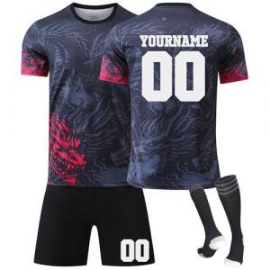 HGWOPGASD Barca Maillot De Foot Ensemble Foot Enfant Maillot Enfant De Foot Retro Soccer Jersey, 10 Maillot Classique A10 (HGWOPGASD, neuf)