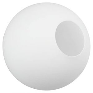 Mikikit 1 Pc Abat-jour Boule Givré Globe Verre Remplacement Couvercle D'abat-jour En Verre Globe Verre Pour Lustre Trango Protecteur D'ampoule Décor Rétro Un Verre Acrylique Blanche (Famidago, neuf)