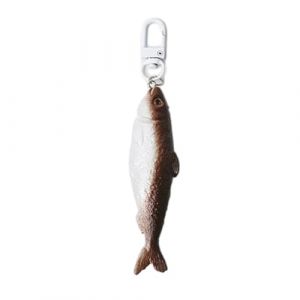 Limtula Porte-clés unique barrettes à cheveux en forme de poisson séché avec faux poisson salé pour femme (ZHIsxin, neuf)