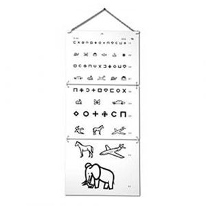 Échelle Optometrique Enfants 5m (BIOSAMPLE, neuf)