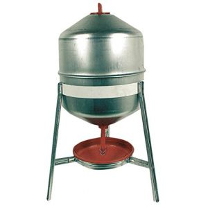 Duvo+ duvoplus, Abreuvoir Reservoir Poules GALVANISÉ 30L, Oiseaux, Oiseaux (SAS Ducatillon Nature, neuf)