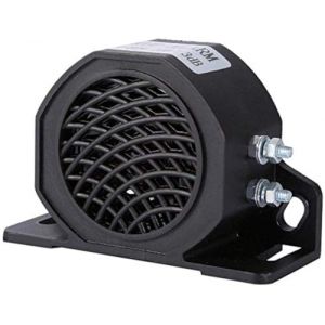 Ejoyous 12V-80V Alarme de Recul, 105db Universal Voiture Klaxon de Recul Alarme D'avertissement de Bip pour Voitures Camions Fourgonnettes V&eacute;hicules Lourds Noir (Huullkq, neuf)