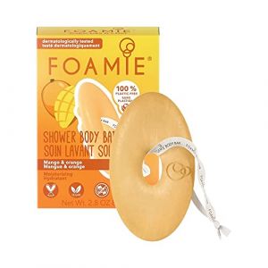Foamie Savon Solide à la Mangue et L'Orange pour Une Douche Fruitée - Savon Hydratant Avec des Billes Pouder Massage - 100% Vegan et sans Plastique 80G (LEGEND'HAIR DELTA BEAUTE DISTRIBUTION, neuf)