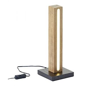 Northpoint Lampadaire LED en bois - Colonne lumineuse de 36 cm de haut - Avec c&acirc;ble d'alimentation et interrupteur (NorthpointGmbH, neuf)