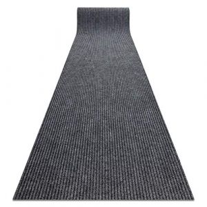 rugsx Paillasson antidérapant GIN Tapis de Porte - Revêtement de Porte - extérieur, intérieur, retient la poussière, Gris 200x400 cm (RugsX France, neuf)