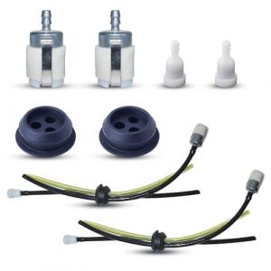 Haishine Conduite de Carburant Kit pour Echo SRM, Kit 2 Pcs Tuyaux D'essence avec Filtre, Universel Filtre à Essence kit pour Coupe-Herbe, Débroussailleuse, Tronconneuse Taille-Haie#13211546730 (Haishine store, neuf)