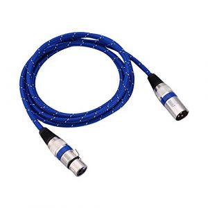 Câbles XLR mâle vers femelle 1 / 1,8 / 3 / 5 / 10 / 15 / 20 m Câble micro Mini XLR 3 broches Câble audio XLR / Micro équilibré pour amplificateurs, microphones et mixeurs 1.8m (Xinyu UK, neuf)