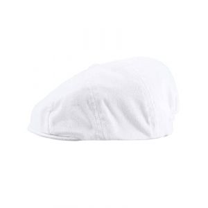 mintgreen Casquette Gavroche Enfant, B&eacute;b&eacute;s Gar&ccedil;ons Chevrons Tweed Plate Chapeau Baker Boy, Blanc, 6-12 Mois (A&J DESIGN, neuf)