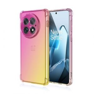 EASSGU Coque pour OnePlus 13 5G (6.82" inches), Housse de Protection de Couleur Dégradée Transparente, Étui de Téléphone Anti-Chute et Anti-Rayures - Or Rose (EASSGU, neuf)