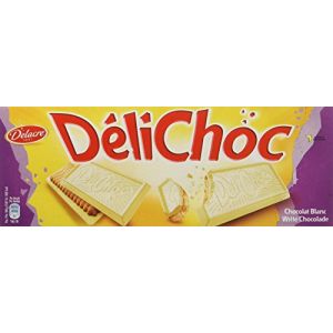 DELICHOC Chocolat Blanc 150 g - Lot de 6 (ToujoursMoinsCher, neuf)