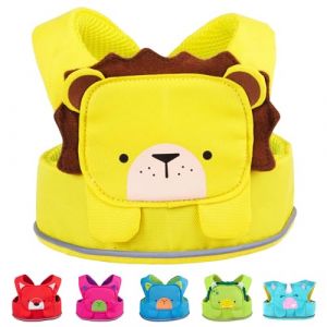 Trunki ToddlePak – Harnais Enfants, Harnais de Marche pour Bébé et Harnais Sécurité pour Enfants – Harnais Enfants Promenade Leeroy Lion (Jaune) (Trunki Europe, neuf)