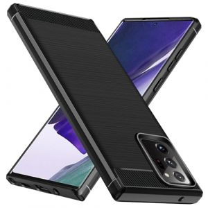 ivoler Coque Silicone pour Samsung Galaxy Note 20 Ultra 4G / 5G, [Protection Antichoc Militaire] &Eacute;tui de Protection, Mince Souple TPU Anti-Rayures Dos Bumper Housse, Noir (AYRmall-AMFR, neuf)