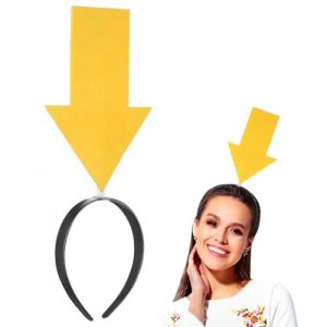 Healvian 2Pcs TêTe FlèChe Jaune Accessoires Cheveux Rigolos Pour FêTes Et Photos Confortable Et LéGer IdéAl Pour ÉVéNements Festifs (Le Sengyu, neuf)