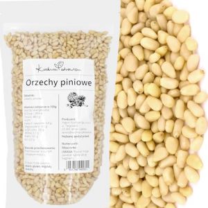 Pignons De Pin Naturels 500g | Pour Salades, P&acirc;tes, Pesto, Desserts, Cuisine M&eacute;diterran&eacute;enne, Riche En Prot&eacute;ines Et En Acides Gras Naturels &ndash; KUCHNIA ZDROWIA (NUTRINER, neuf)