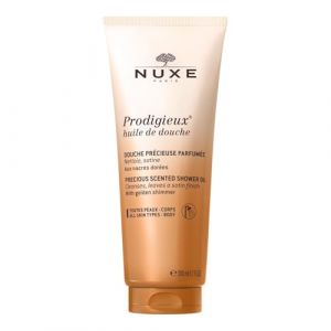 NUXE – Huile de Douche Satinante aux Nacres Dorées, Nettoie et Sublime la Peau (200 mL) - lot de 3 - Vendu par Lot (Marché Parisien, neuf)