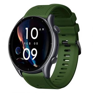 BOJYS Silicone Bracelet Compatible avec Amazfit GTR, 22mm Remplacement Bracelet pour Amazfit Pace/Amazfit Stratos/Stratos 2/Stratos 2S/Stratos 3/Amazfit GTR 2/GTR 2e/GTR 3/GTR 3 Pro/Amazfit GTR 47mm (BOJYS, neuf)